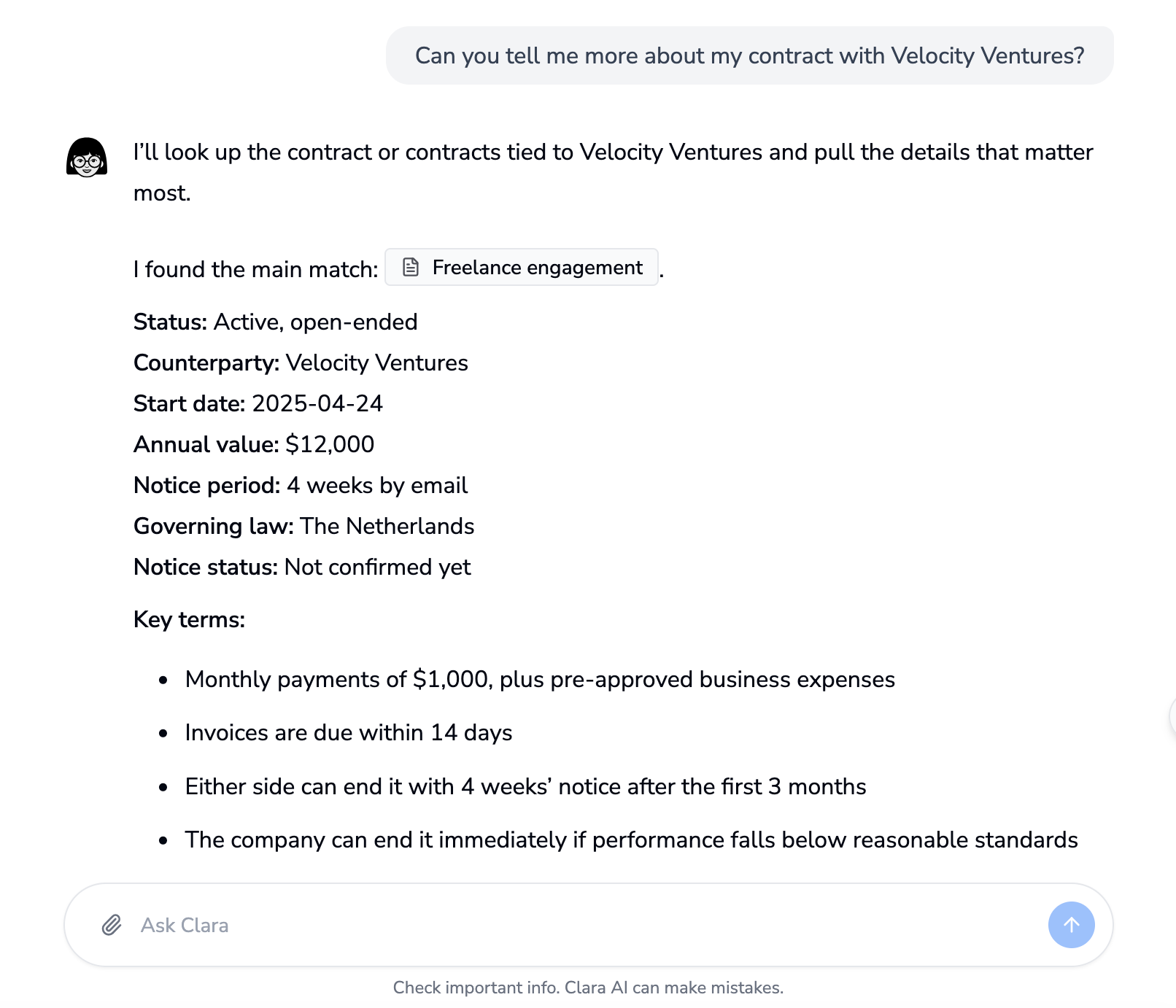 Contracko Feature