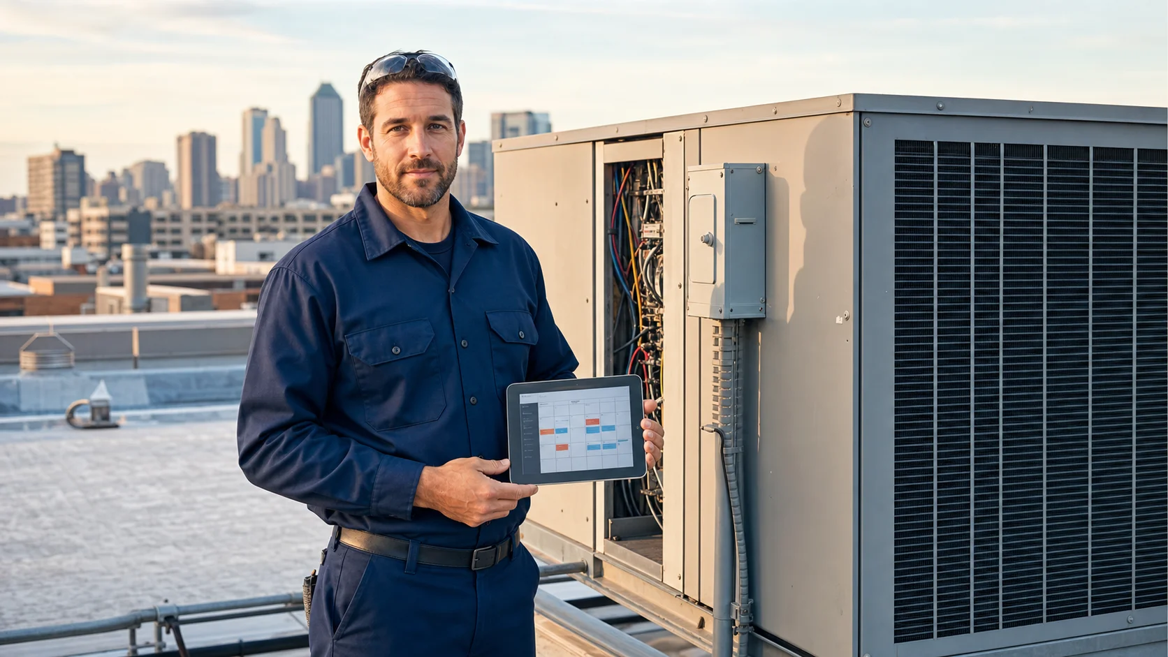 Image of AI-onderhoudsherinneringssoftware voor HVAC